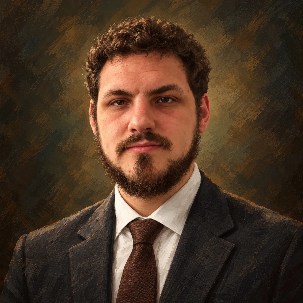 David Scherngell, gemaltes KI-Porträt